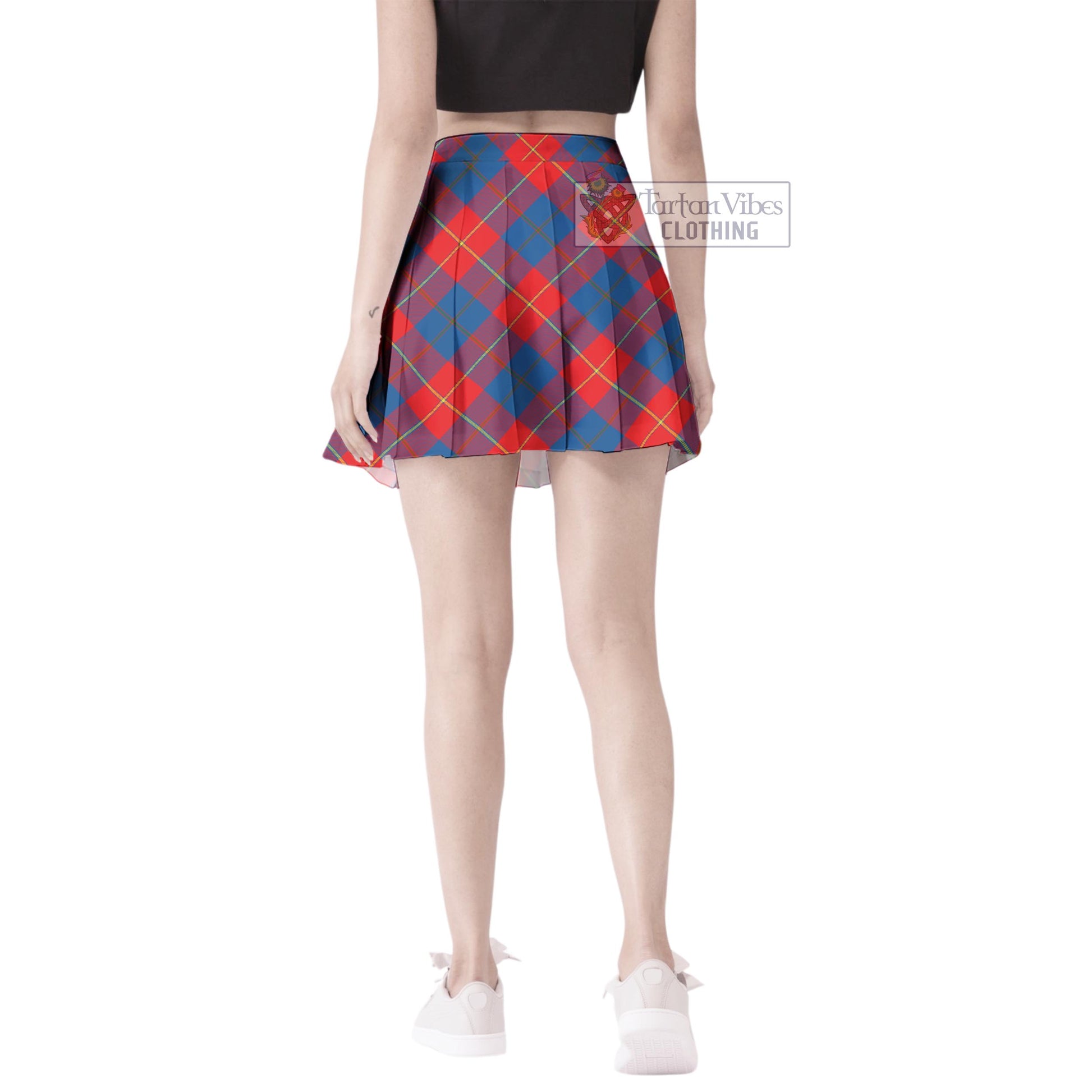 Tartan Vibes Clothing Blane Tartan Women's Plated Mini Skirt