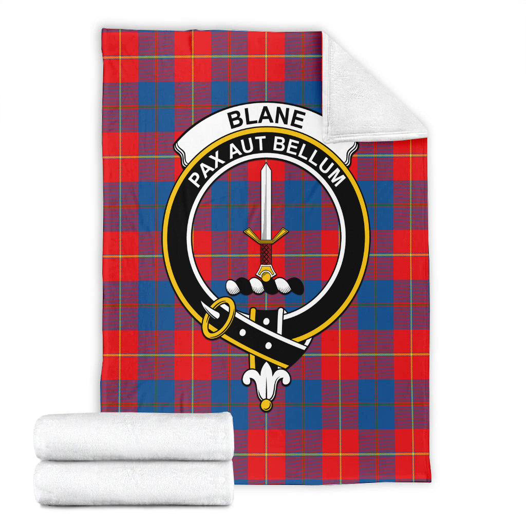 Blane Tartan Blanket with Family Crest - Tartan Vibes Clothing