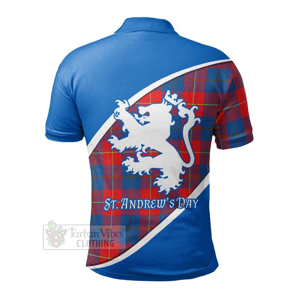 Tartan Vibes Clothing Blane Family Crest Tartan Polo Shirt Celebrate Saint Andrew's Day in Style