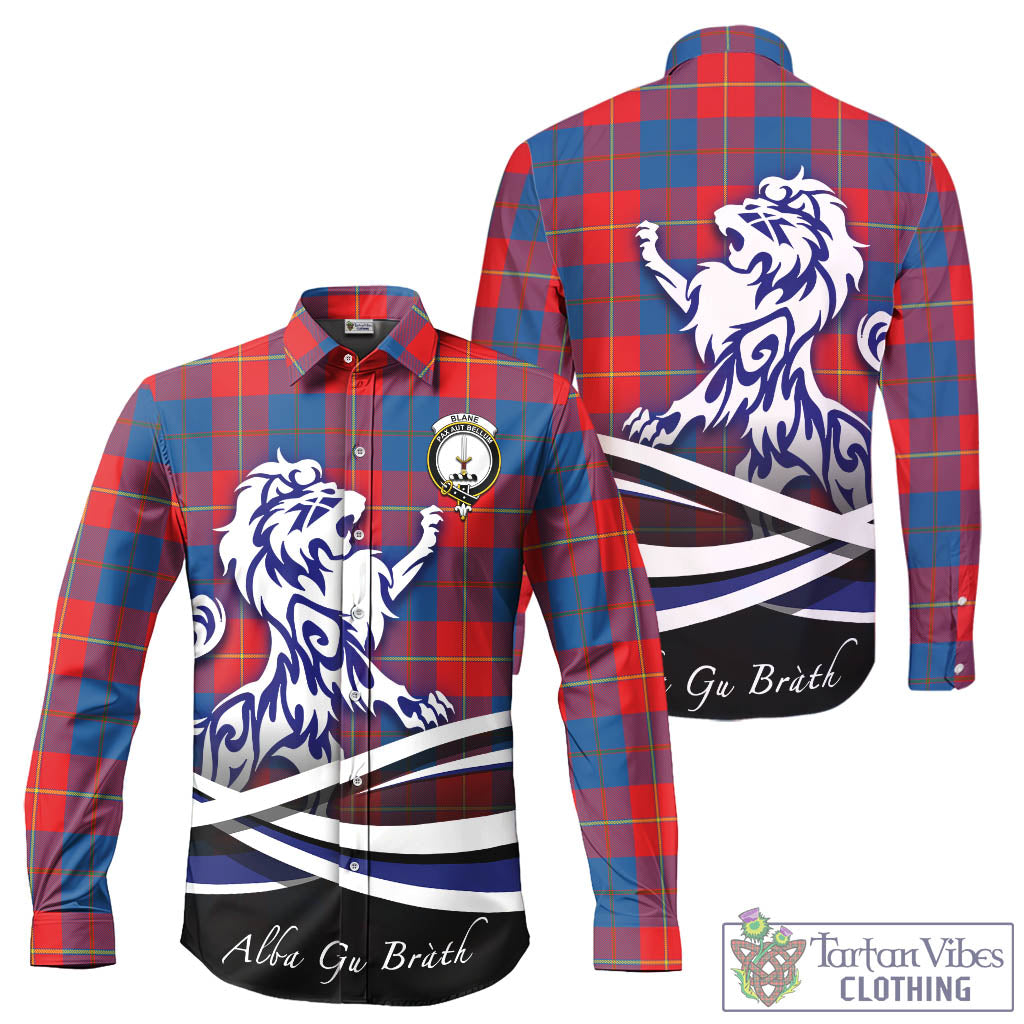 blane-tartan-long-sleeve-button-up-shirt-with-alba-gu-brath-regal-lion-emblem