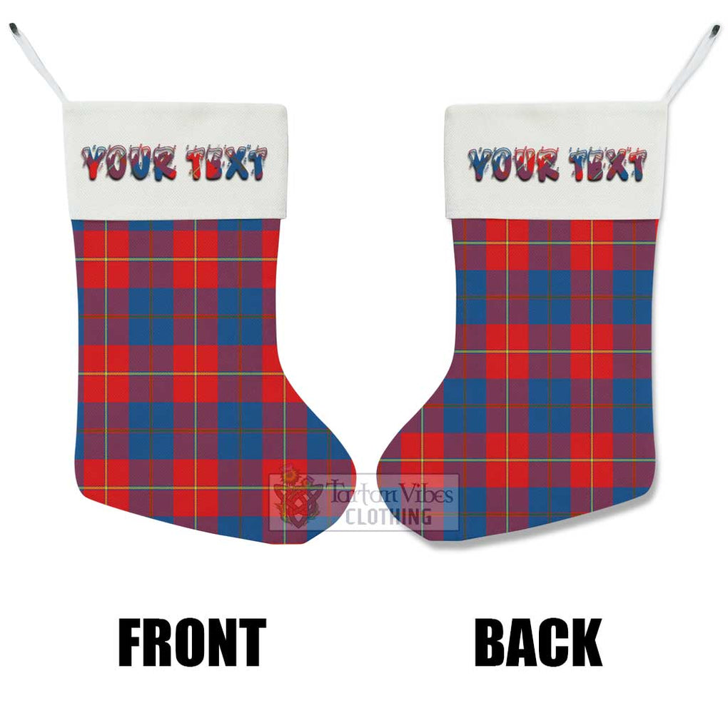 Tartan Vibes Clothing Blane Tartan Christmas Stocking with Personalized Text