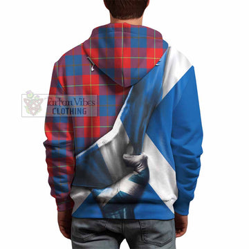 Blane Tartan Hoodie with Family Crest Scotland Patriotic Style