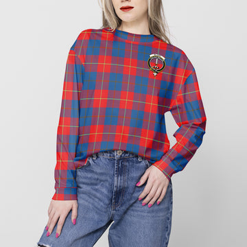 Blane Tartan Sweatshirt with Family Crest - Tartan Vibes Clothing