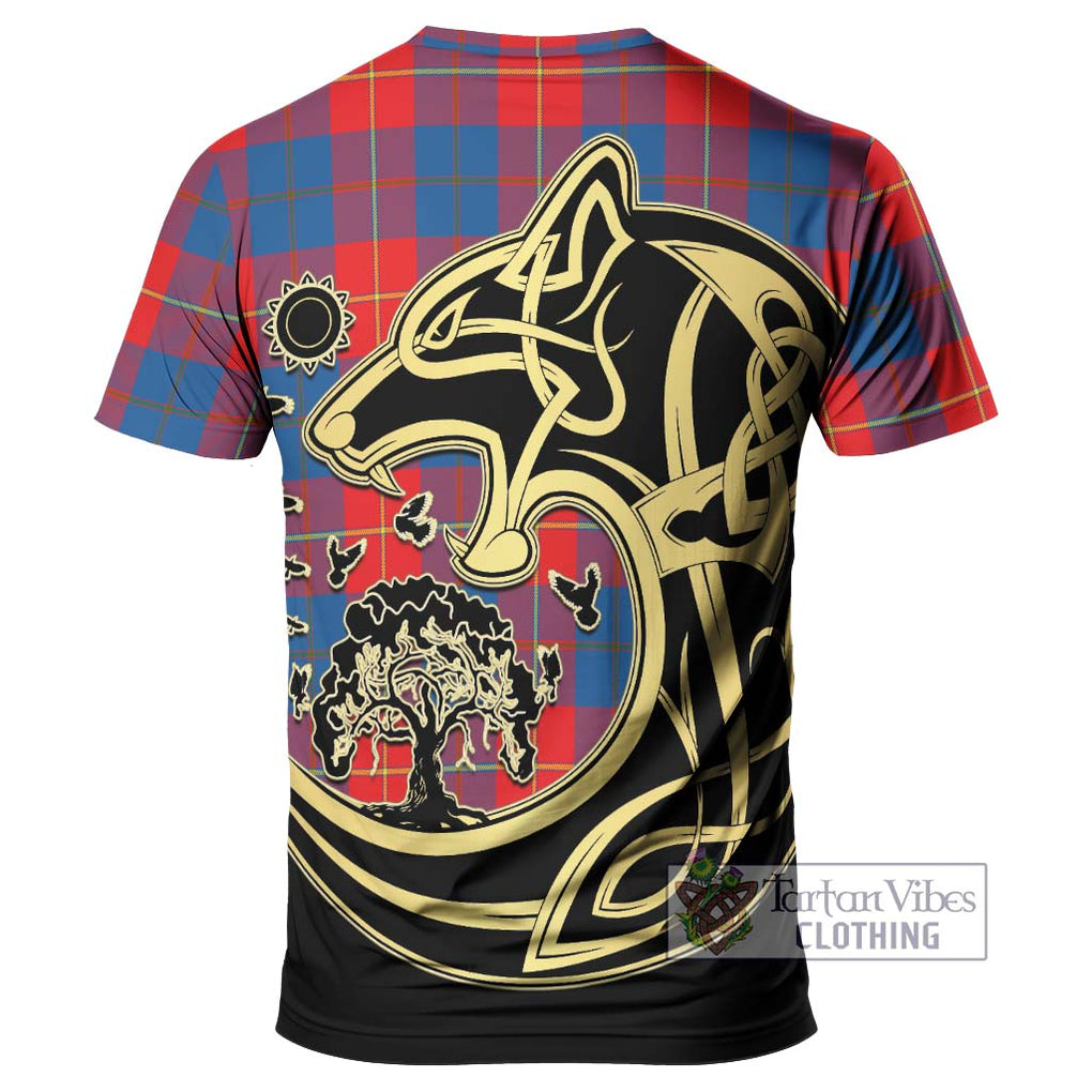 Blane Tartan T-Shirt with Family Crest Celtic Wolf Style - Tartan Vibes Clothing