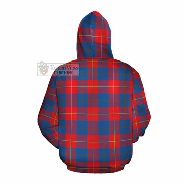 Blane Tartan Cotton Hoodie with Family Crest DNA In Me Style