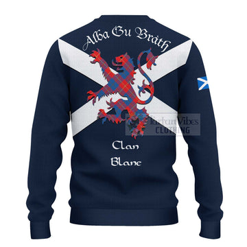 Blane Tartan Lion Rampant Ugly Sweater Proudly Display Your Heritage with Alba Gu Brath and Clan Name