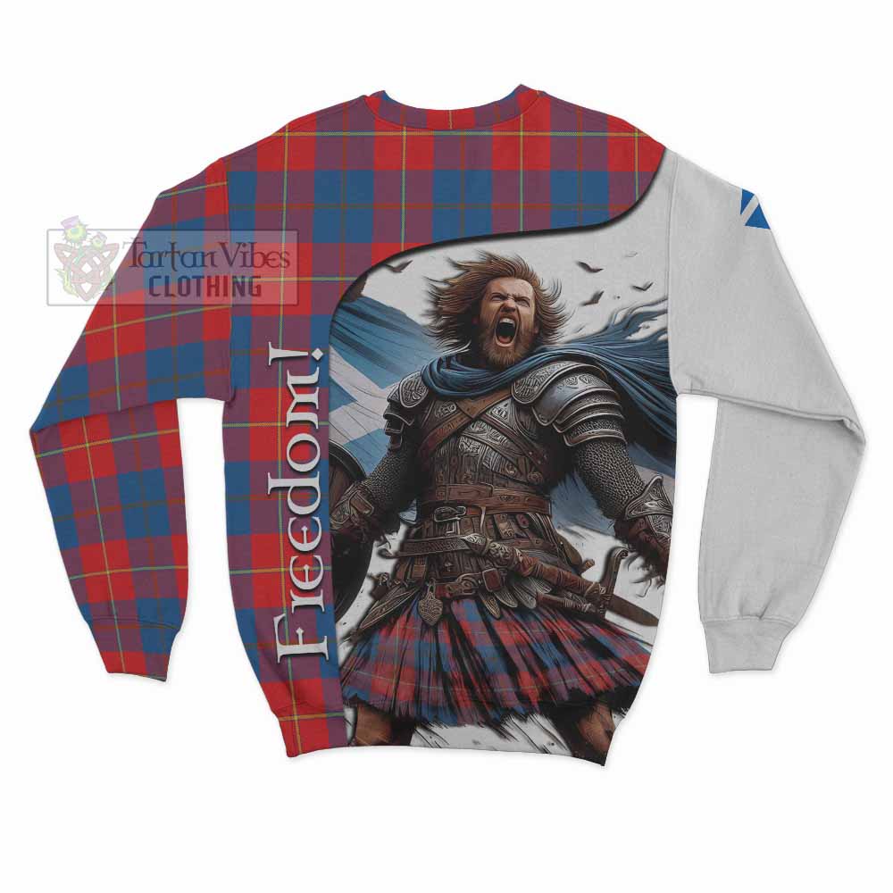 Tartan Vibes Clothing Blane Crest Tartan Sweatshirt Inspired by the Freedom of Scottish Warrior