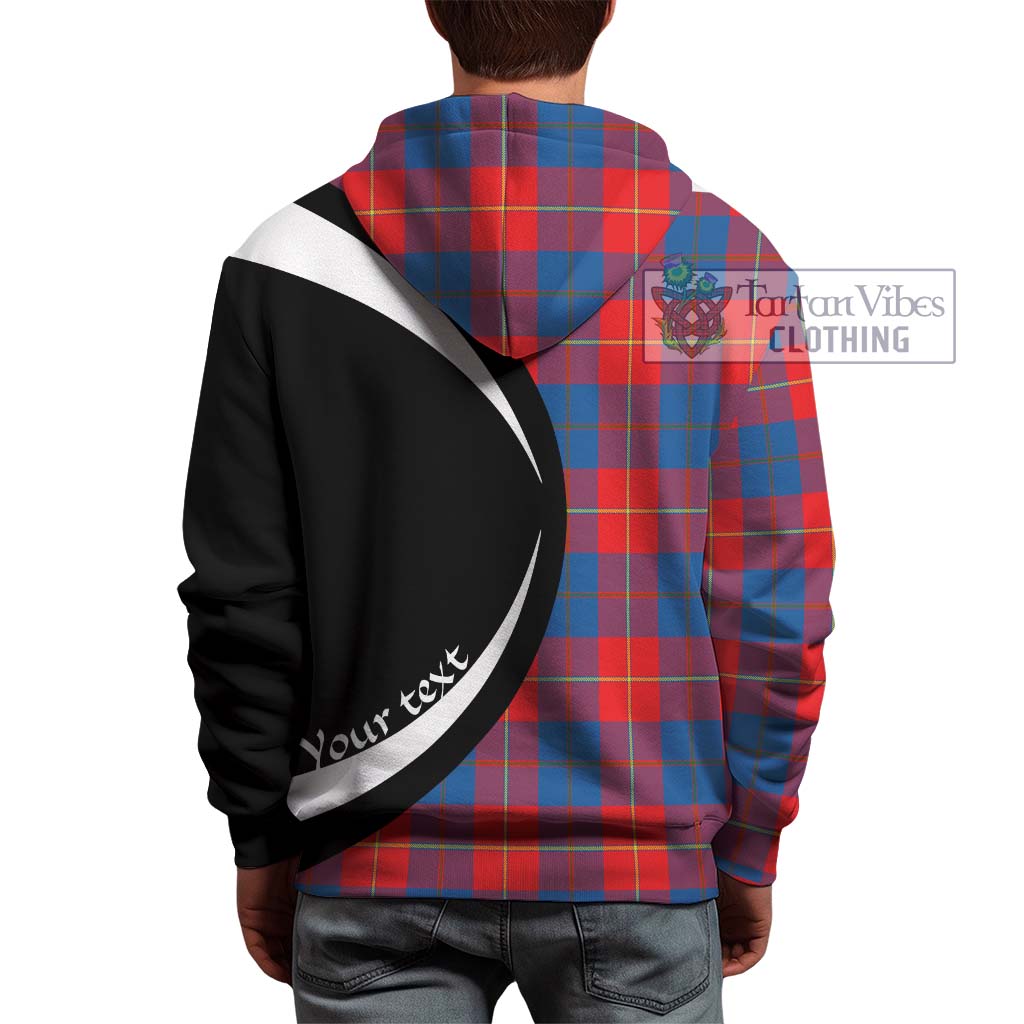 Tartan Vibes Clothing Blane Tartan Hoodie with Family Crest Circle Style