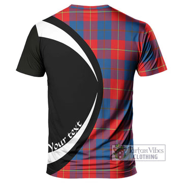 Blane Tartan T-Shirt with Family Crest Circle Style