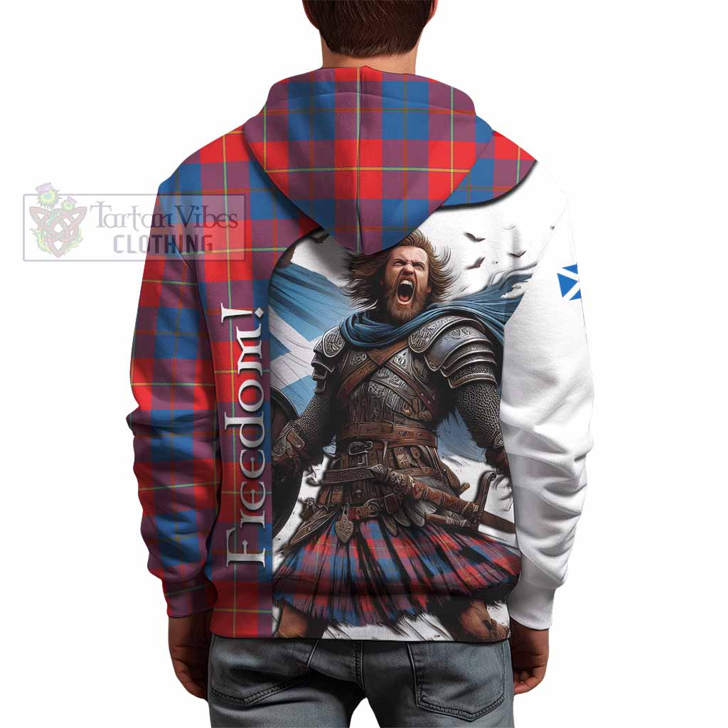 Tartan Vibes Clothing Blane Crest Tartan Hoodie Inspired by the Freedom of Scottish Warrior