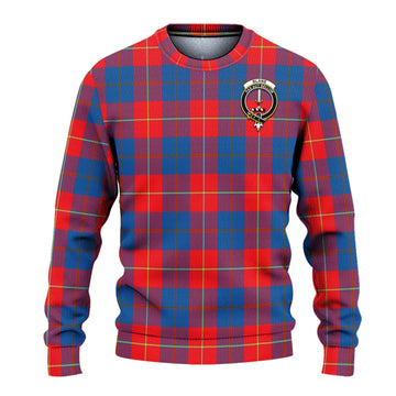 Blane Tartan Ugly Sweater with Family Crest