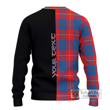 Blane Tartan Ugly Sweater with Family Crest and Half Of Me Style