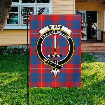 Blane Tartan Garden Flag with Family Crest Garden Flag - Tartan Vibes Clothing