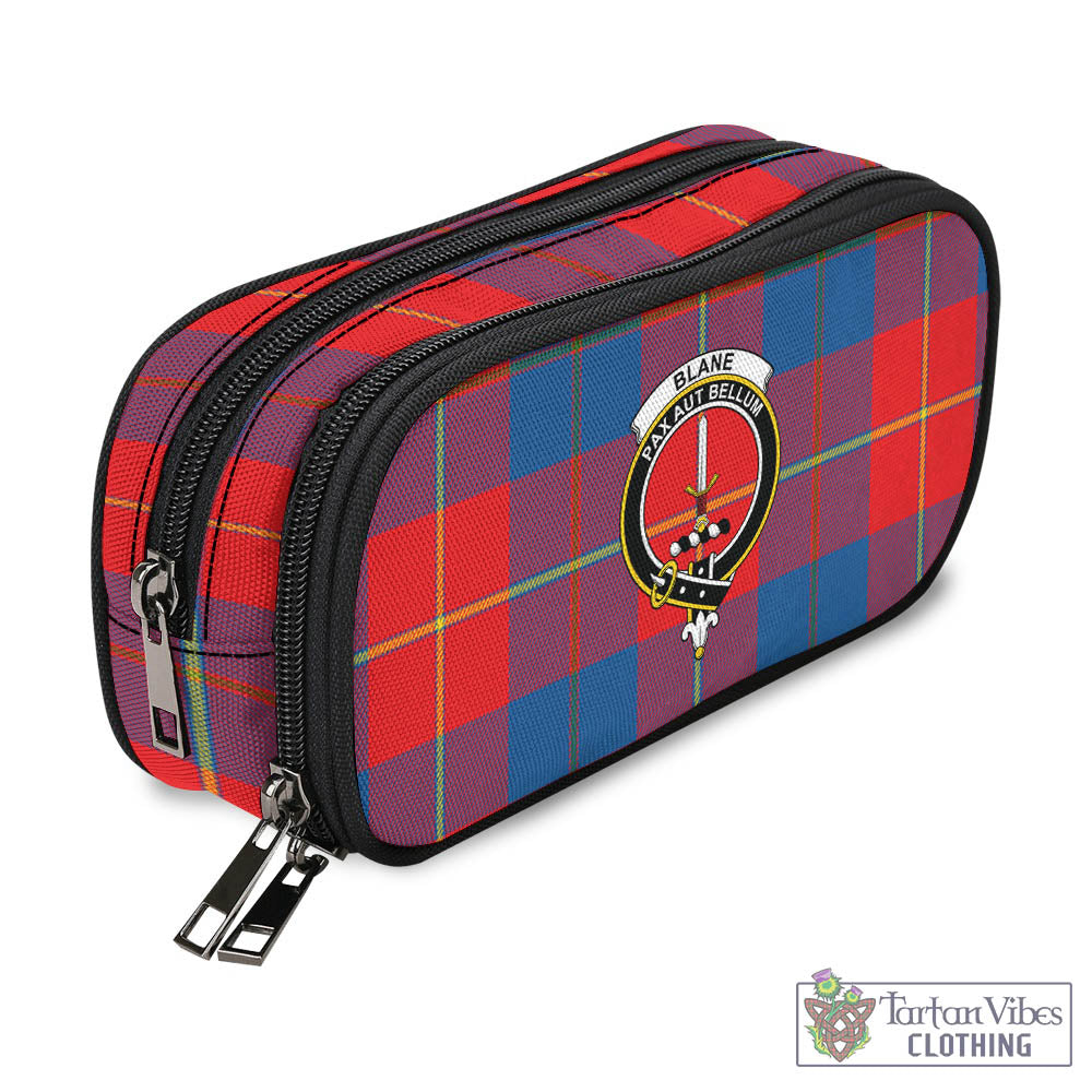 Tartan Vibes Clothing Blane Tartan Pen and Pencil Case with Family Crest