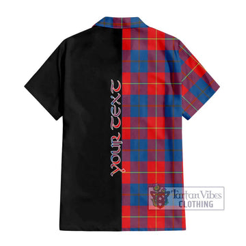 Blane Tartan Hawaiian Shirt with Family Crest and Half Of Me Style - Tartan Vibes Clothing