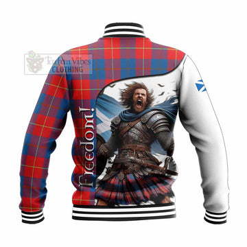 Blane Crest Tartan Baseball Jacket Inspired by the Freedom of Scottish Warrior