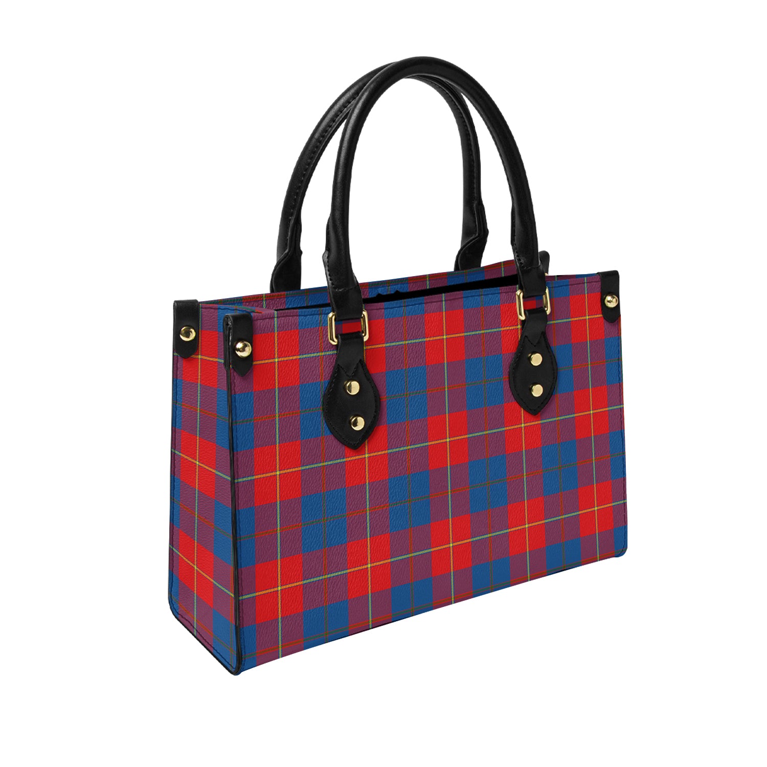 Blane Tartan Leather Bag - Tartanvibesclothing