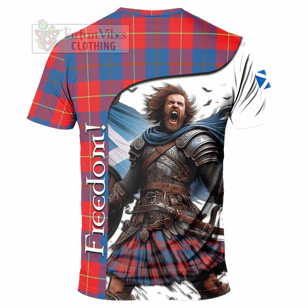 Blane Crest Tartan T-Shirt Inspired by the Freedom of Scottish Warrior