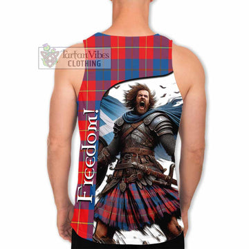 Blane Crest Tartan Men's Tank Top Inspired by the Freedom of Scottish Warrior