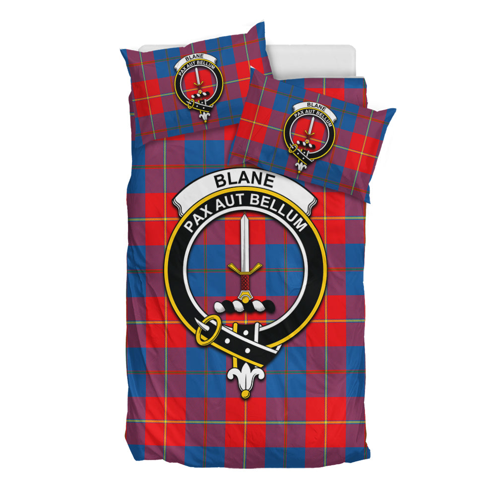 Blane Tartan Bedding Set with Family Crest - Tartan Vibes Clothing