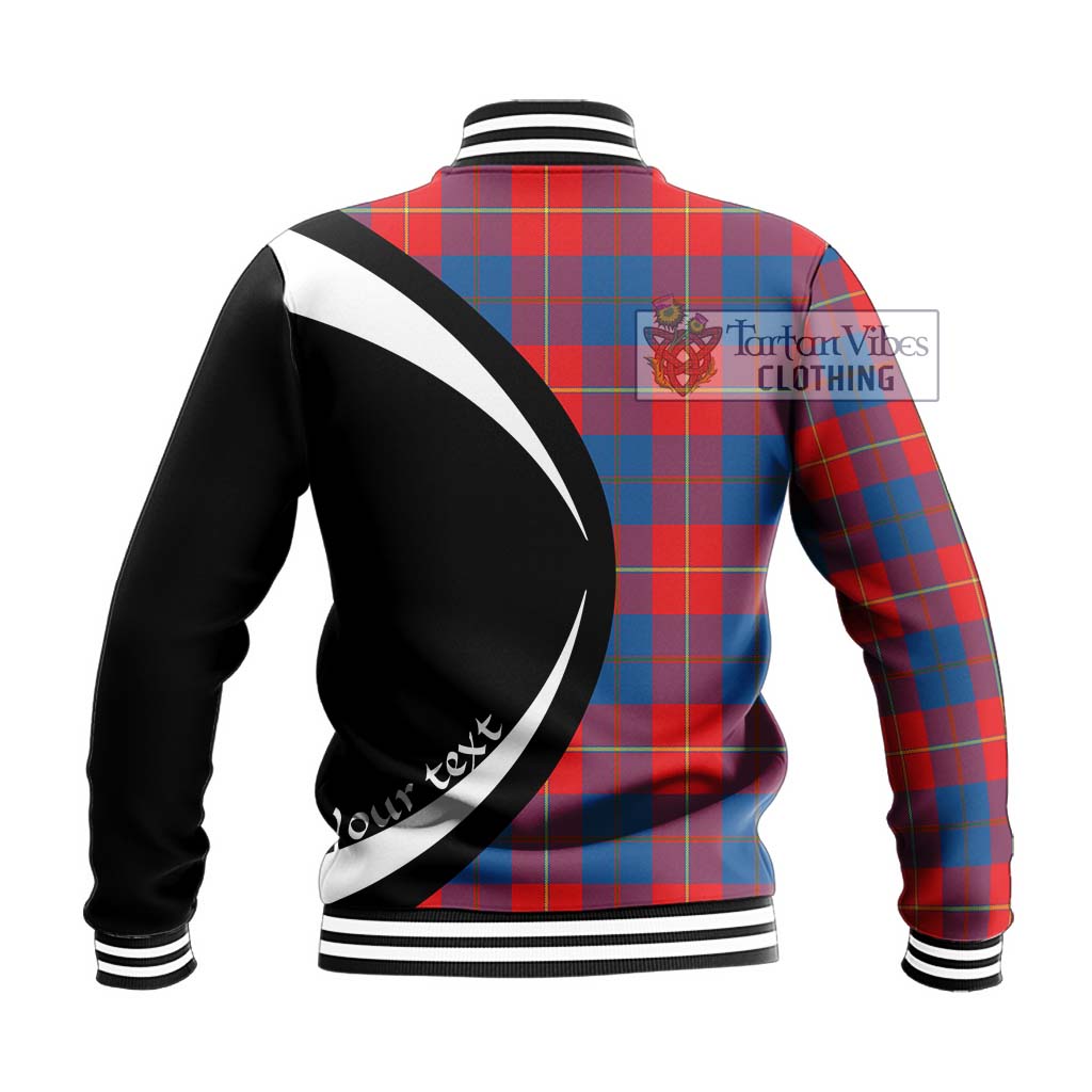 Blane Tartan Baseball Jacket with Family Crest Circle Style - Tartan Vibes Clothing