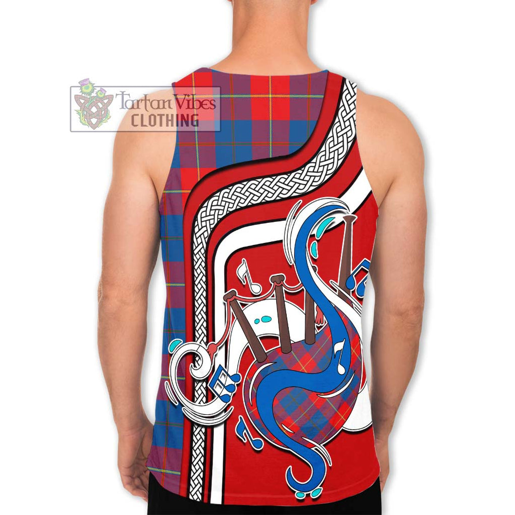 Blane Tartan Men's Tank Top with Epic Bagpipe Style - Tartanvibesclothing Shop