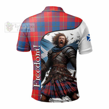 Blane Crest Tartan Polo Shirt Inspired by the Freedom of Scottish Warrior