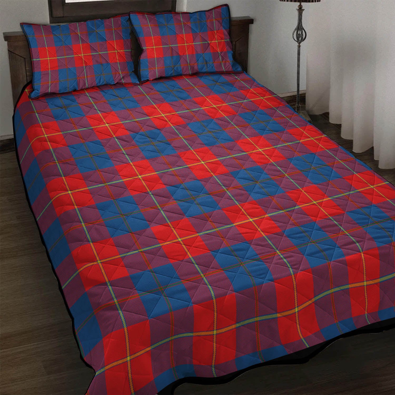 Blane Tartan Quilt Bed Set - Tartan Vibes Clothing