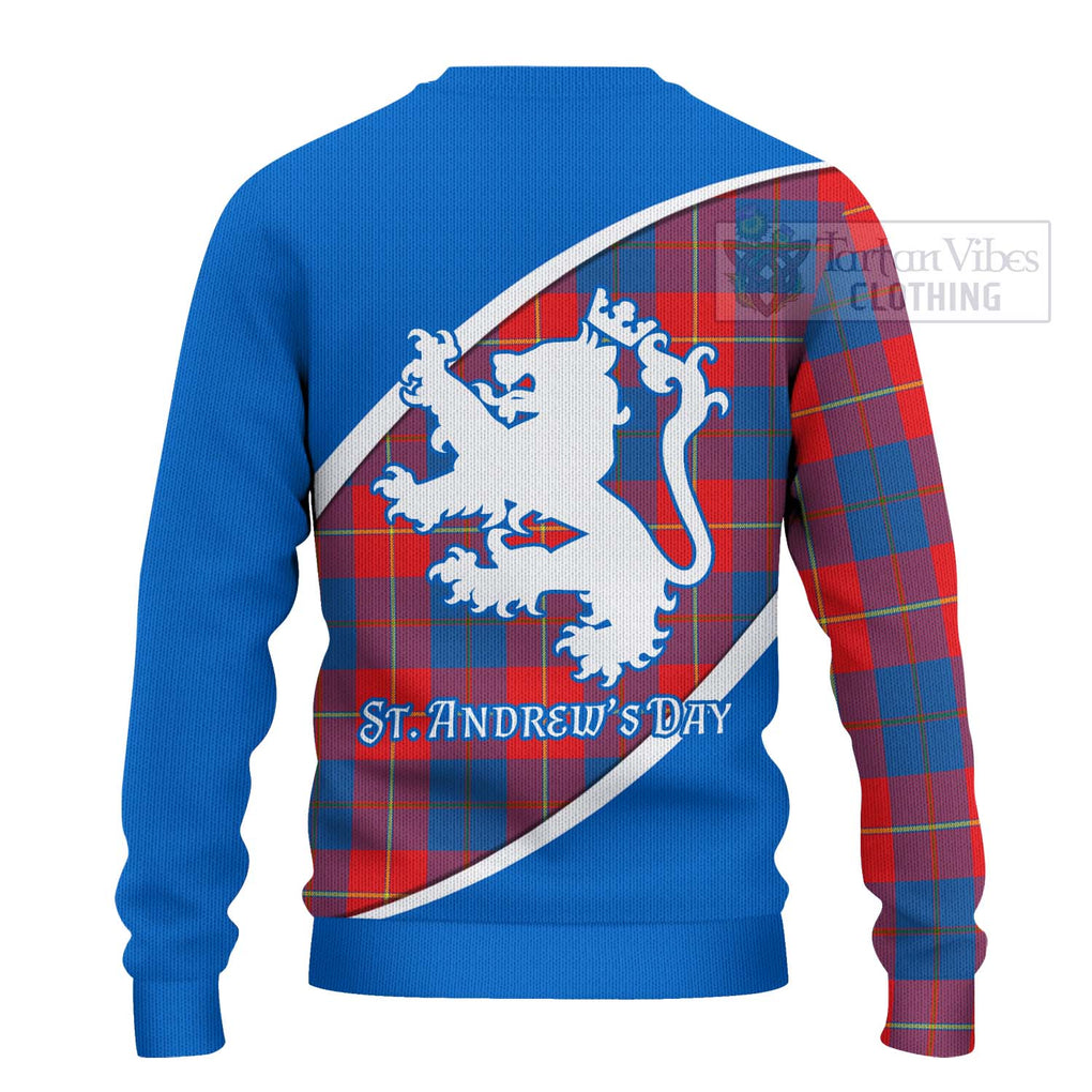 Tartan Vibes Clothing Blane Family Crest Tartan Knitted Sweater Celebrate Saint Andrew's Day in Style