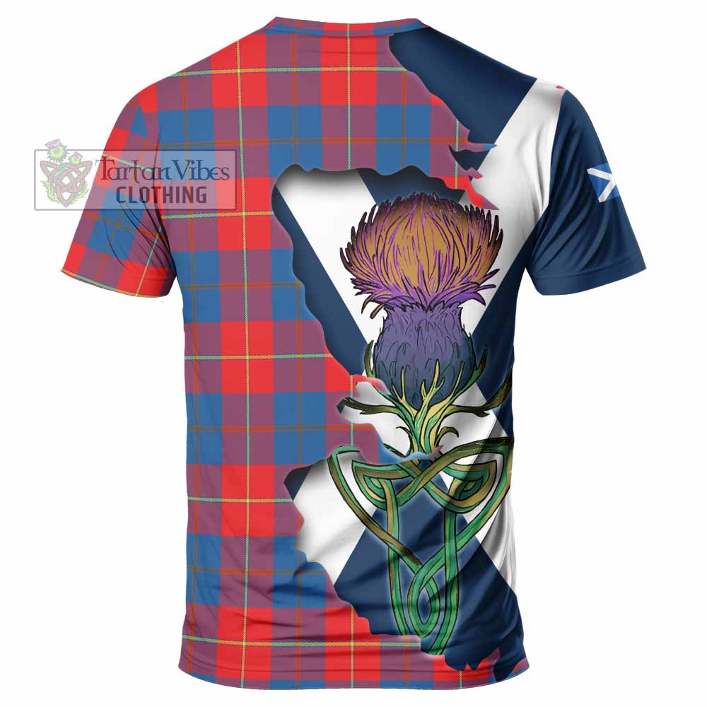 Blane Tartan Family Crest T-Shirt Scottish Thistle Celtic Inspired - Tartan Vibes Clothing