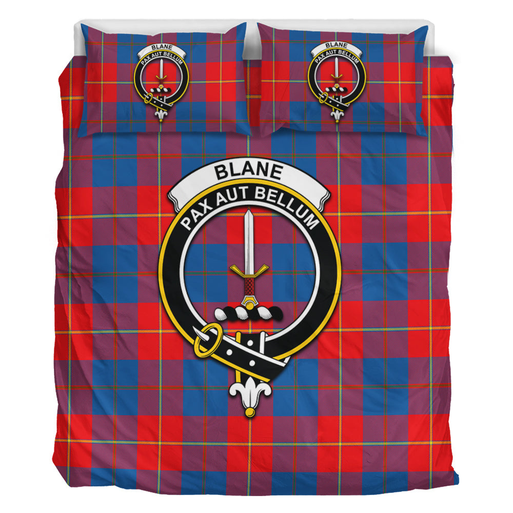 Blane Tartan Bedding Set with Family Crest - Tartan Vibes Clothing