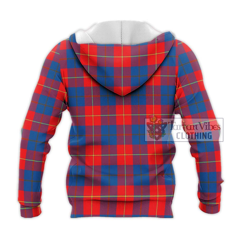 Blane Tartan Knitted Hoodie with Family Crest DNA In Me Style - Tartanvibesclothing Shop