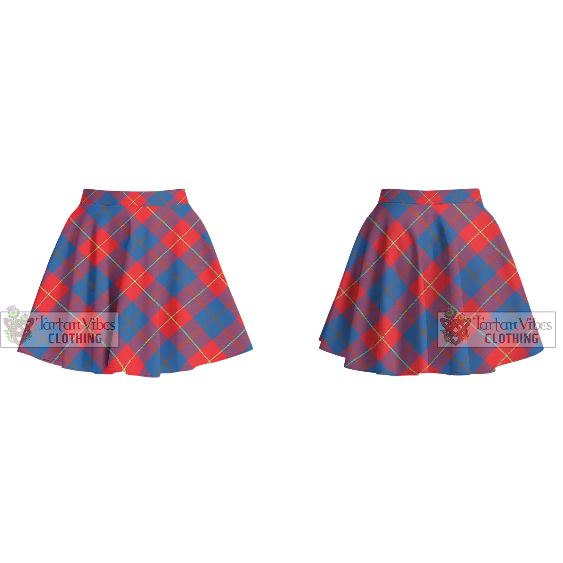 Tartan Vibes Clothing Blane Tartan Women's Plated Mini Skirt