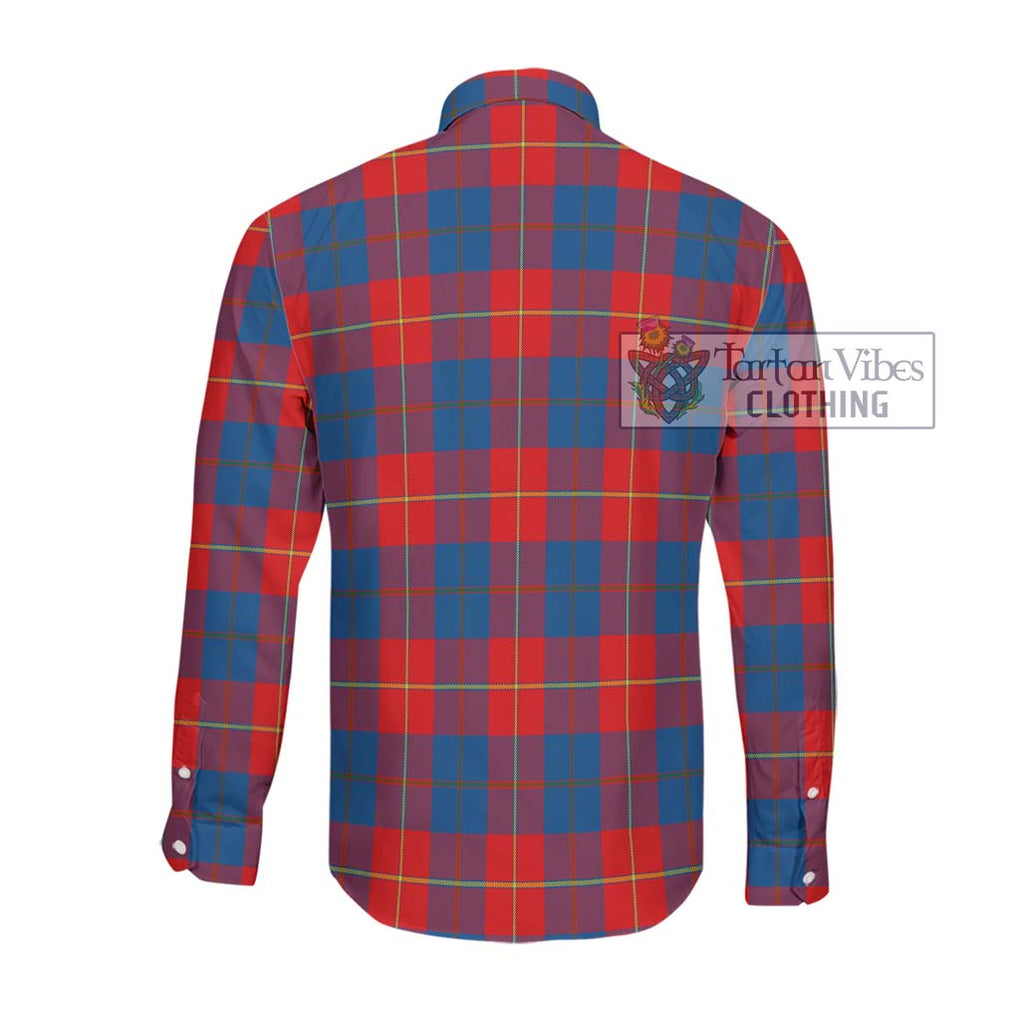 Blane Tartan Long Sleeve Button Shirt with Family Crest DNA In Me Style - Tartanvibesclothing Shop