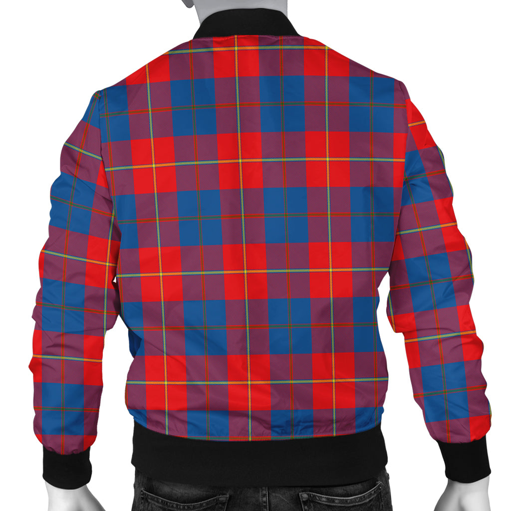 Blane Tartan Bomber Jacket with Family Crest - Tartanvibesclothing