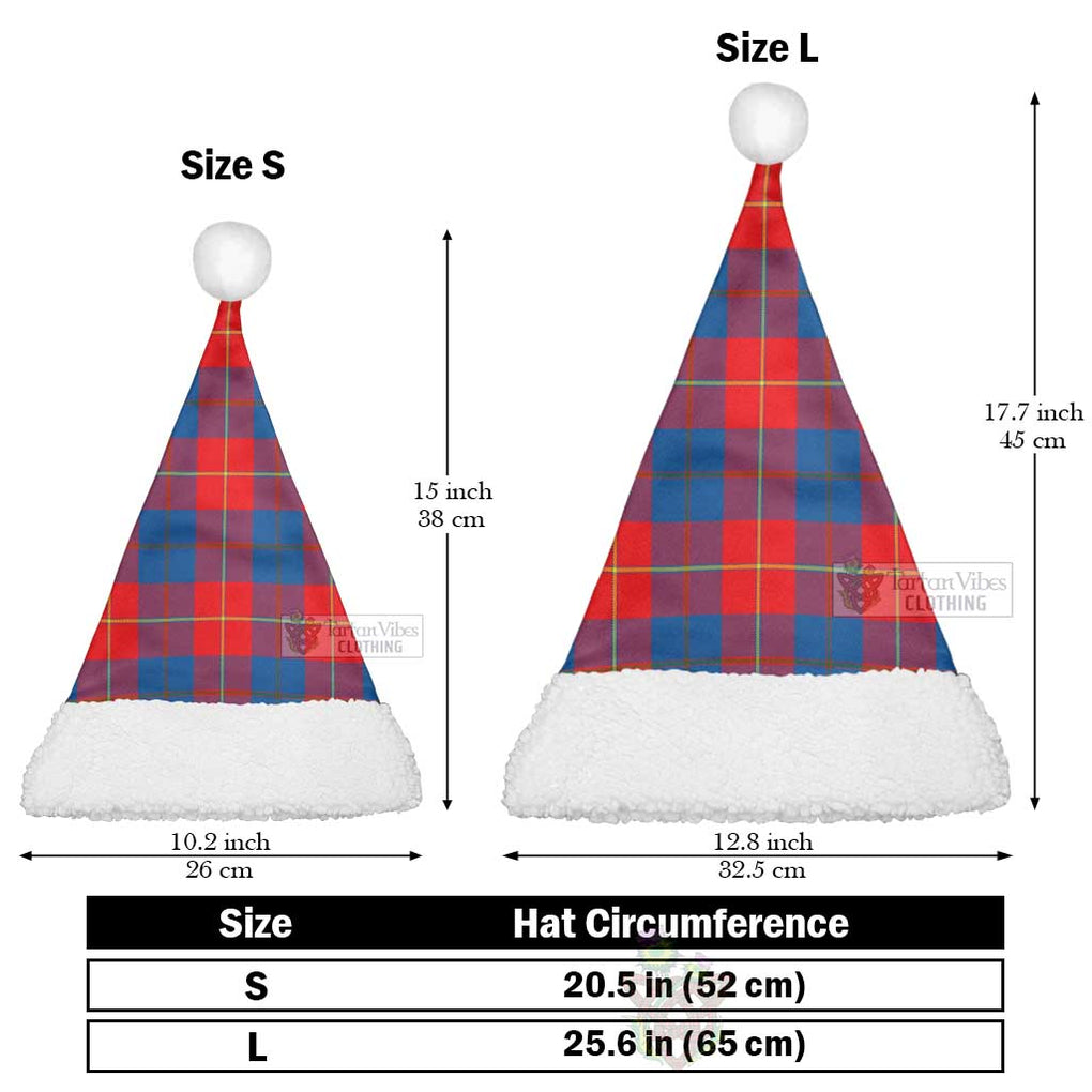 Tartan Vibes Clothing Blane Tartan Christmas Santa Hats