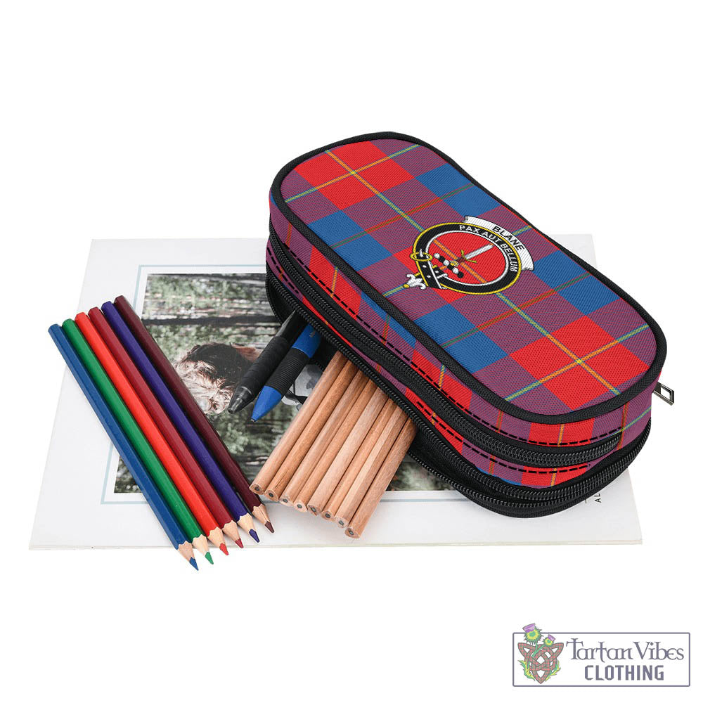 Tartan Vibes Clothing Blane Tartan Pen and Pencil Case with Family Crest