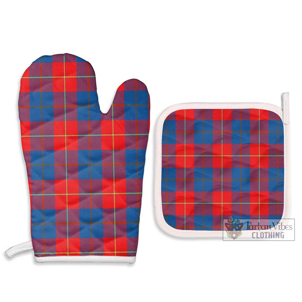 Blane Tartan Combo Oven Mitt & Pot-Holder Combo 1 Oven Mitt & 2 Pot-Holder White - Tartan Vibes Clothing