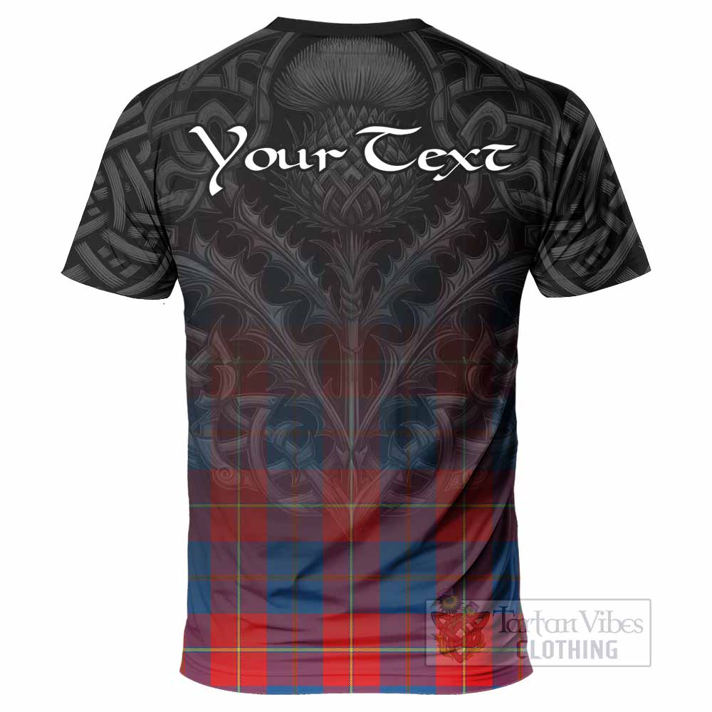 Tartan Vibes Clothing Blane Tartan T-Shirt with Family Crest Celtic Thistle Vibes