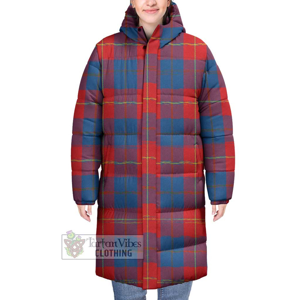 Tartan Vibes Clothing Blane Tartan Long Down Jacket