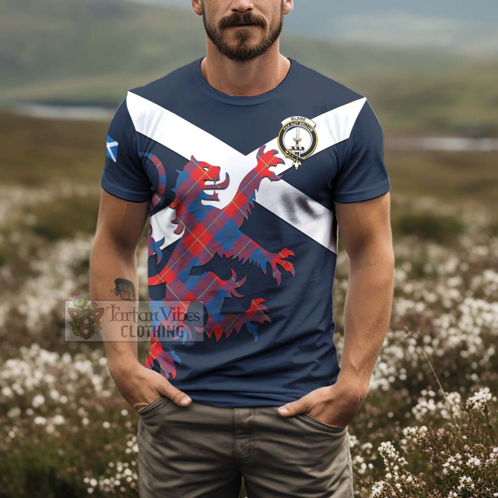 Tartan Vibes Clothing Blane Tartan Lion Rampant T-Shirt – Proudly Display Your Heritage with Alba Gu Brath and Clan Name