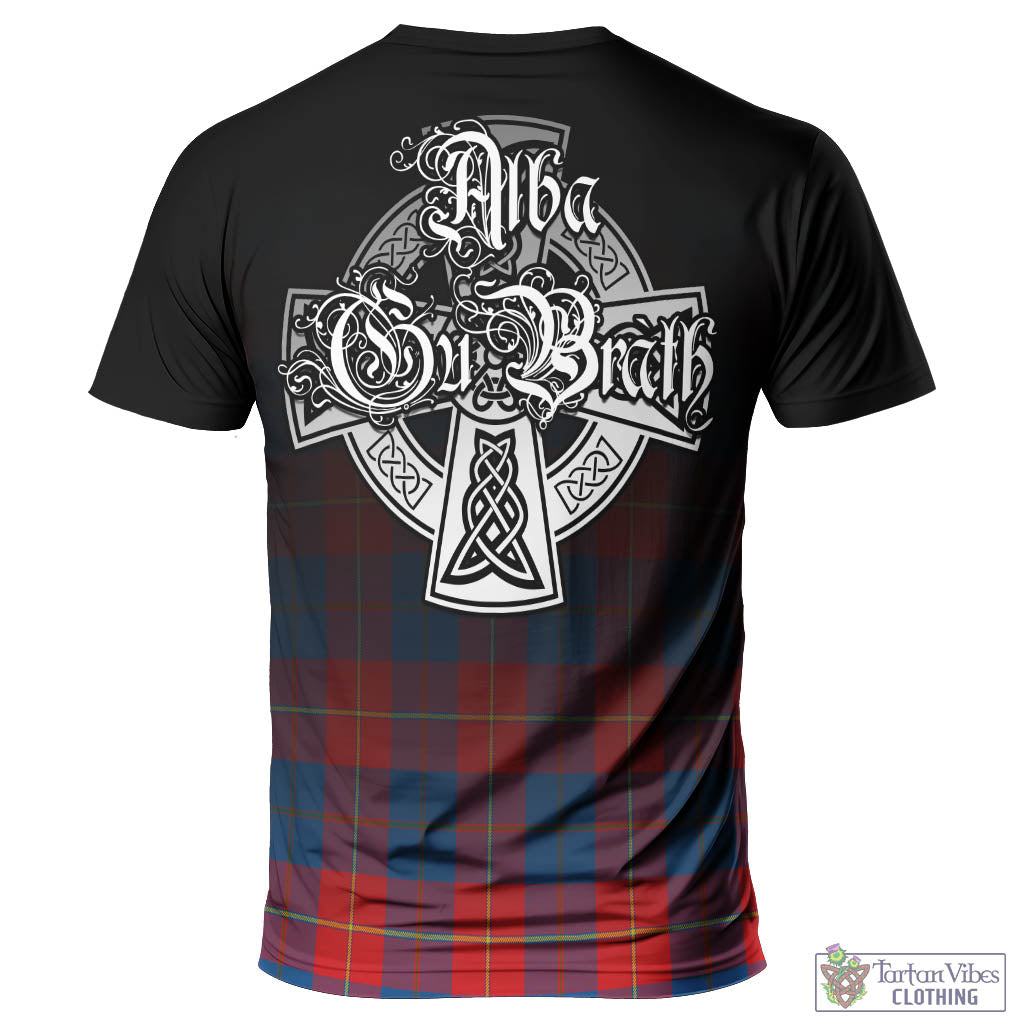 Tartan Vibes Clothing Blane Tartan T-Shirt Featuring Alba Gu Brath Family Crest Celtic Inspired