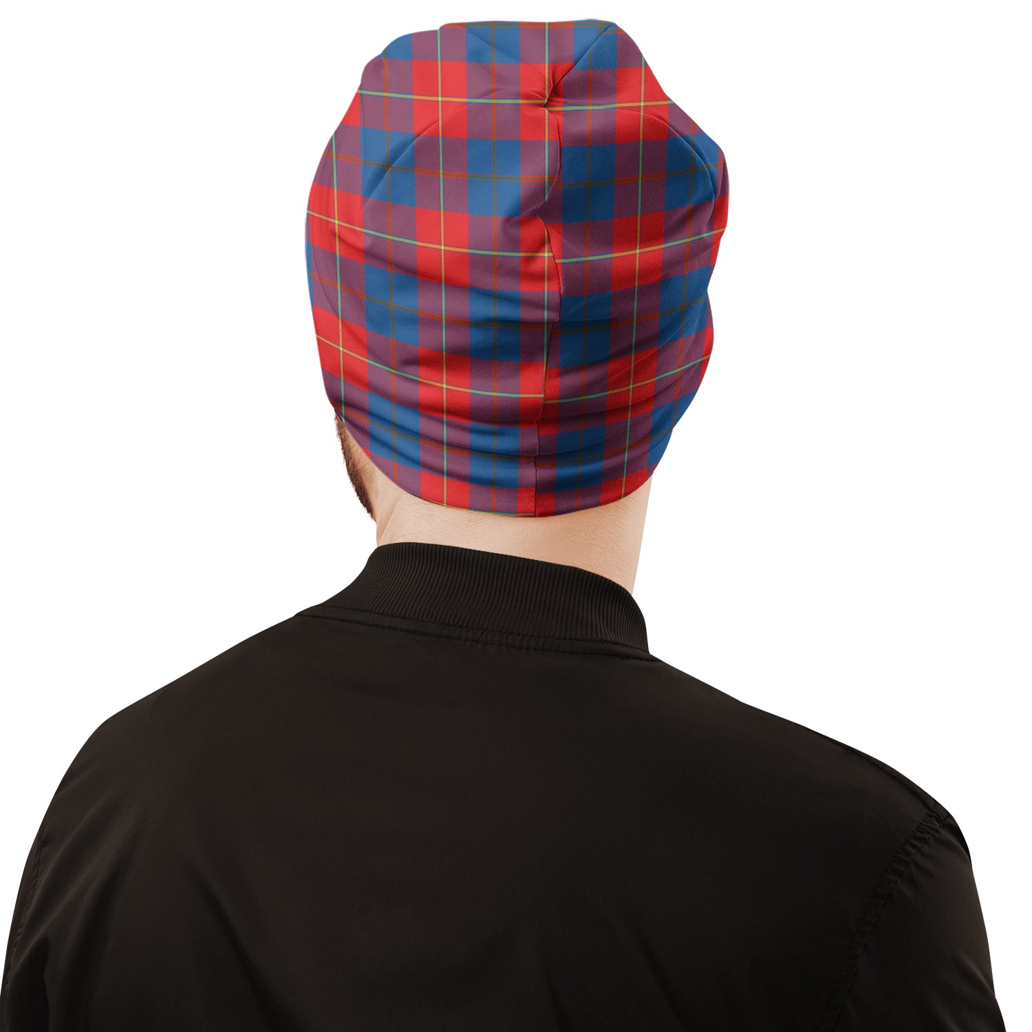 Blane Tartan Beanies Hat with Family Crest - Tartanvibesclothing