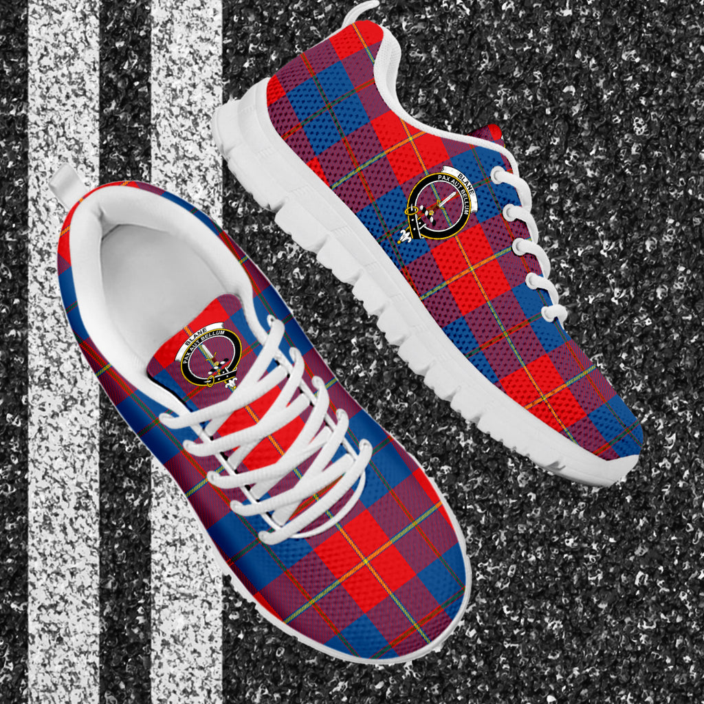 Blane Tartan Sneakers with Family Crest - Tartan Vibes Clothing