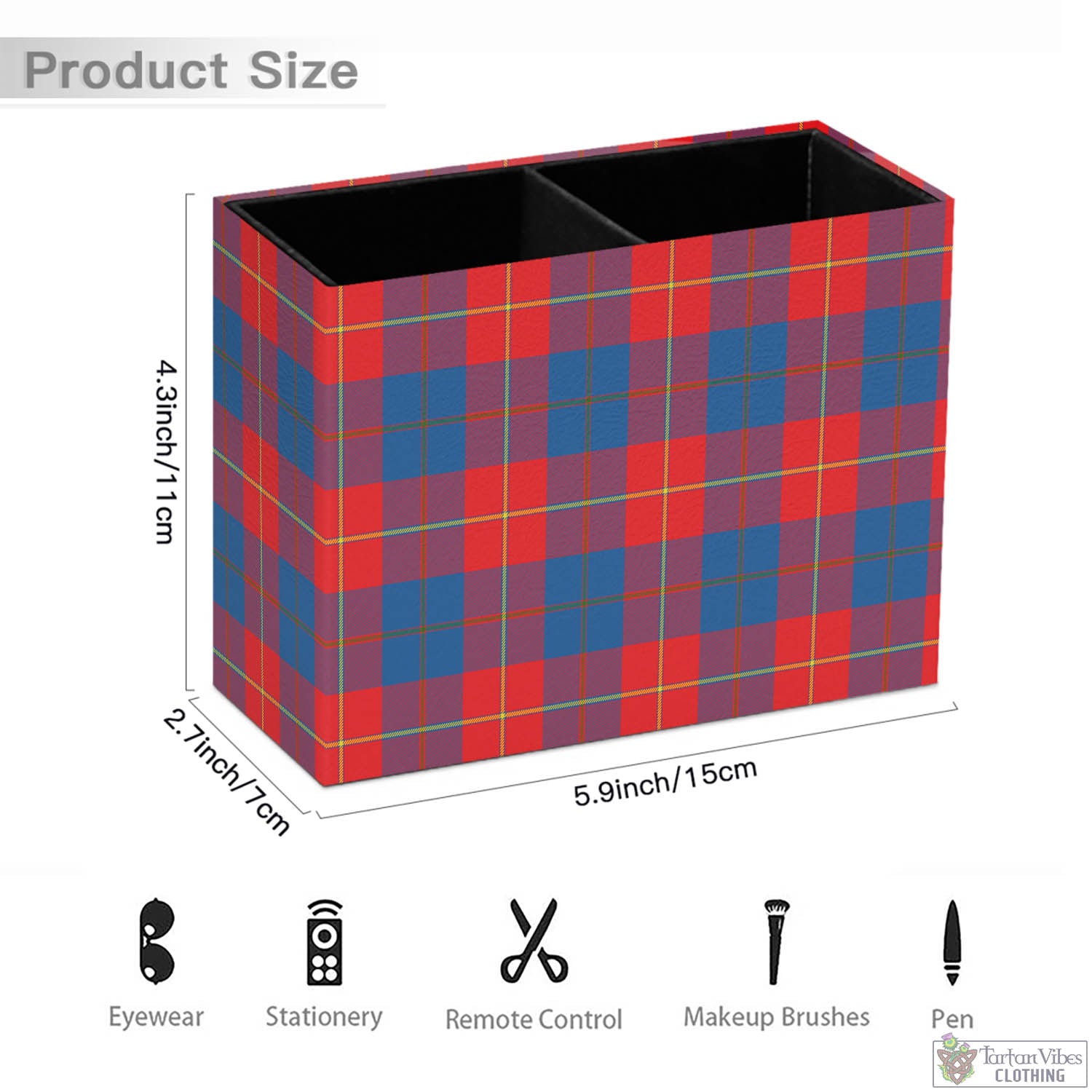 Tartan Vibes Clothing Blane Tartan Pen Holder