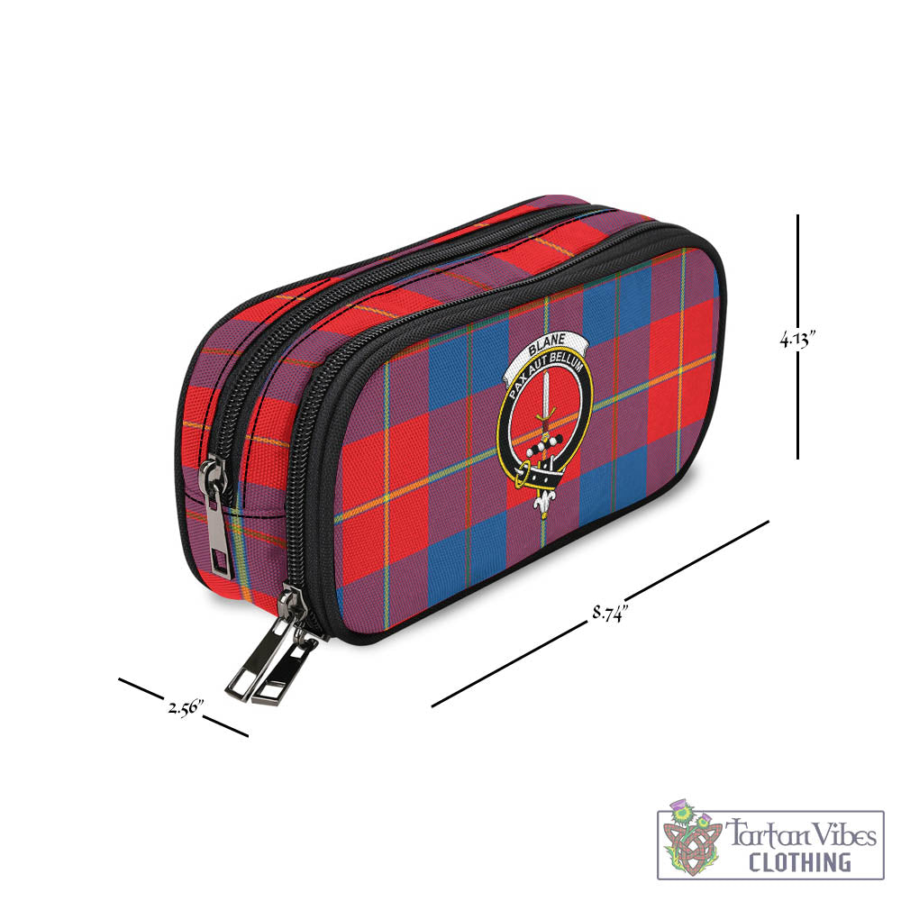 Tartan Vibes Clothing Blane Tartan Pen and Pencil Case with Family Crest