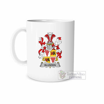 Blunden Irish Clan Coat of Arms Ceramic Mug