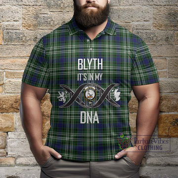 Blyth Tartan Polo Shirt with Family Crest DNA In Me Style Kid - Tartan Vibes Clothing