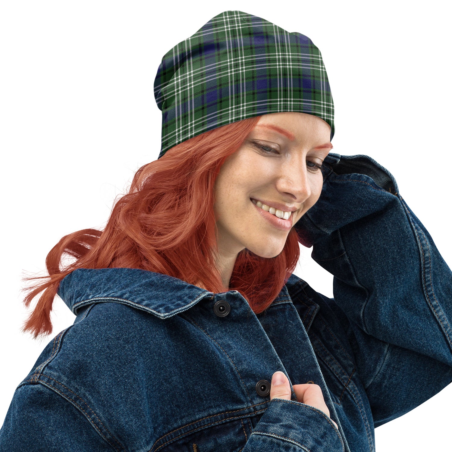 Blyth Tartan Beanies Hat One Size 22 inches 15.5 inches - Tartanvibesclothing