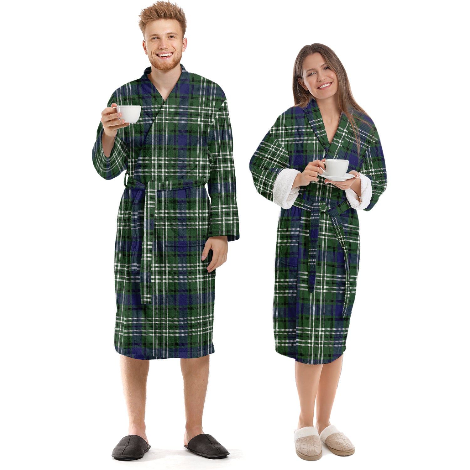 Blyth Tartan Bathrobe Unisex S - Tartan Vibes Clothing